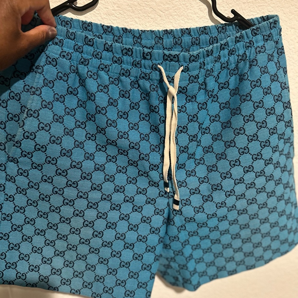 Authentic Gucci Blue Men's Shorts
